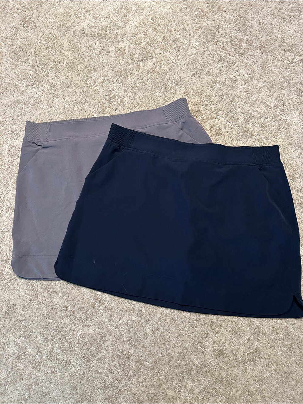 Women's Two-Pack 32 Degrees Skorts — Navy and Gray